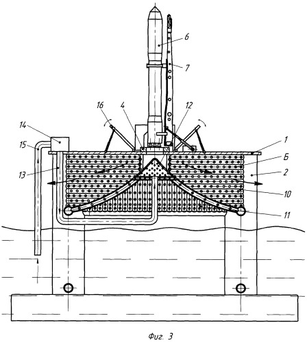 Морская платформа для запуска ракет (патент 2338659)