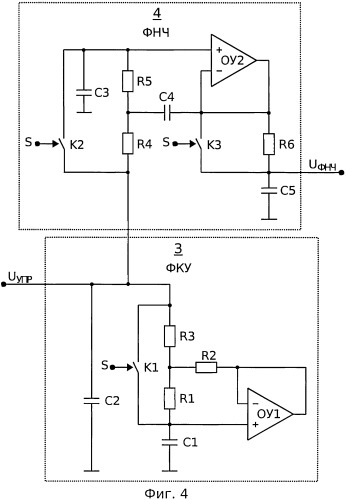 Структура фильтра контура управления для устройства фазовой автоподстройки частоты (патент 2422985)