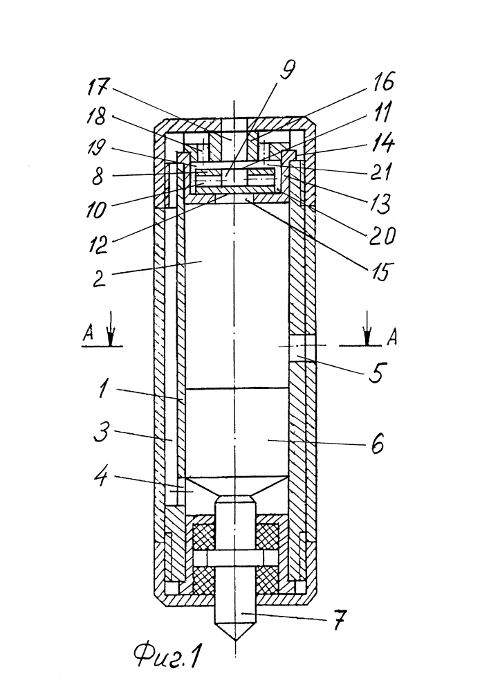 Пневматическая машина ударного действия касаткина (патент 2620210)