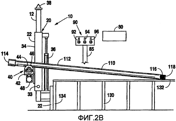 Система и способ для перемещения объектов повышенной длины (патент 2405102)