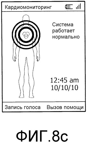 Водонепроницаемый экг-монитор и пользовательский интерфейс (патент 2512800)