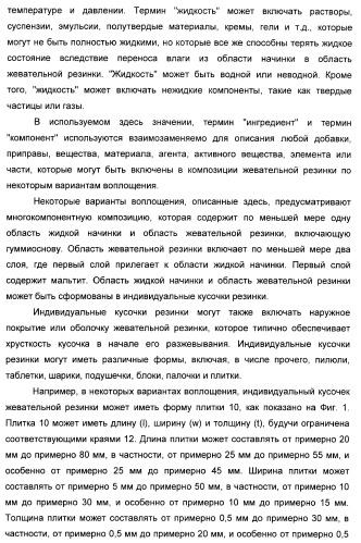 Композиция для жевательной резинки с жидким наполнителем (патент 2398442)