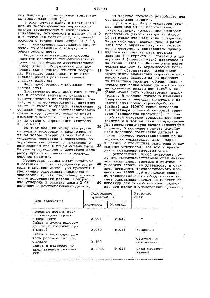 Способ защиты деталей от окисления (патент 992599)