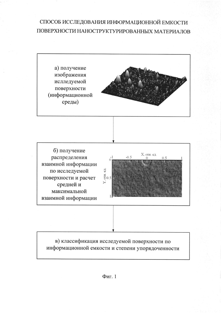 Способ исследования информационной емкости поверхности наноструктурированных материалов (патент 2606089)