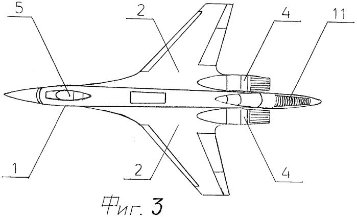 Самолет с изменяемым направлением вектора тяги (патент 2371352)