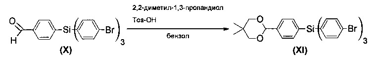 Способ получения разветвленных олигоарилсиланов на основе фенилоксазолов (патент 2620088)