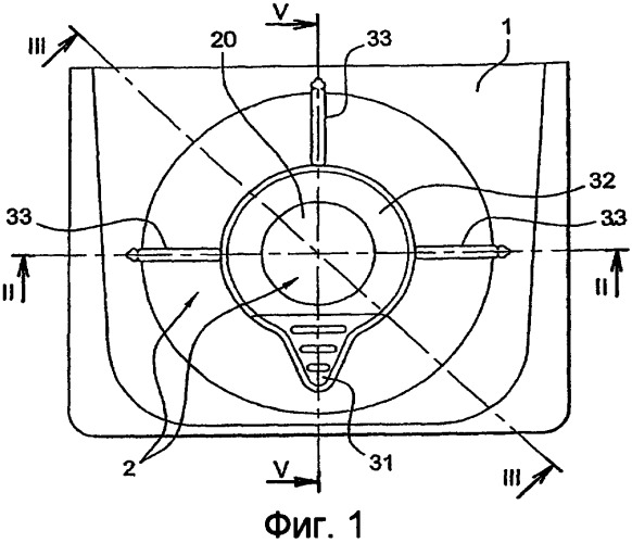 Элемент стенки для герметичной прокладки кабеля (патент 2354022)