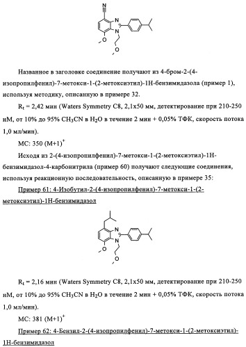 Производные бензимидазола (патент 2361863)