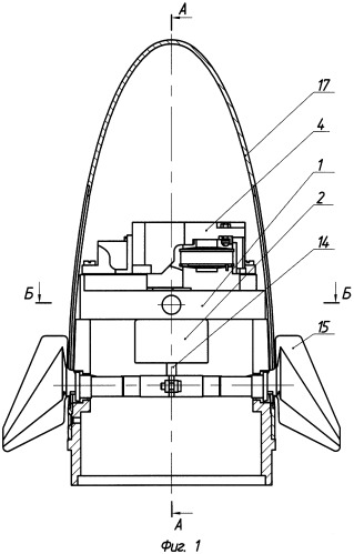 Блок рулевого привода управляемого снаряда (патент 2288440)