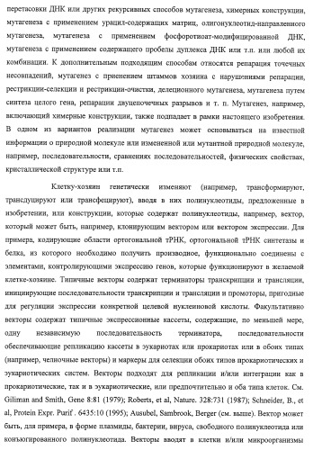 Система экспрессии компонентов ортогональной трансляции в эубактериальной клетке-хозяине (патент 2467069)