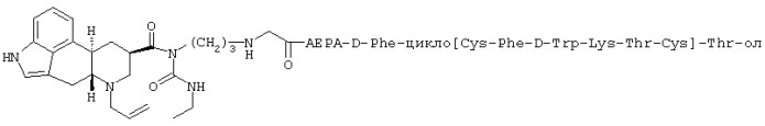 Химерные аналоги соматостатина-дофамина (патент 2277539)