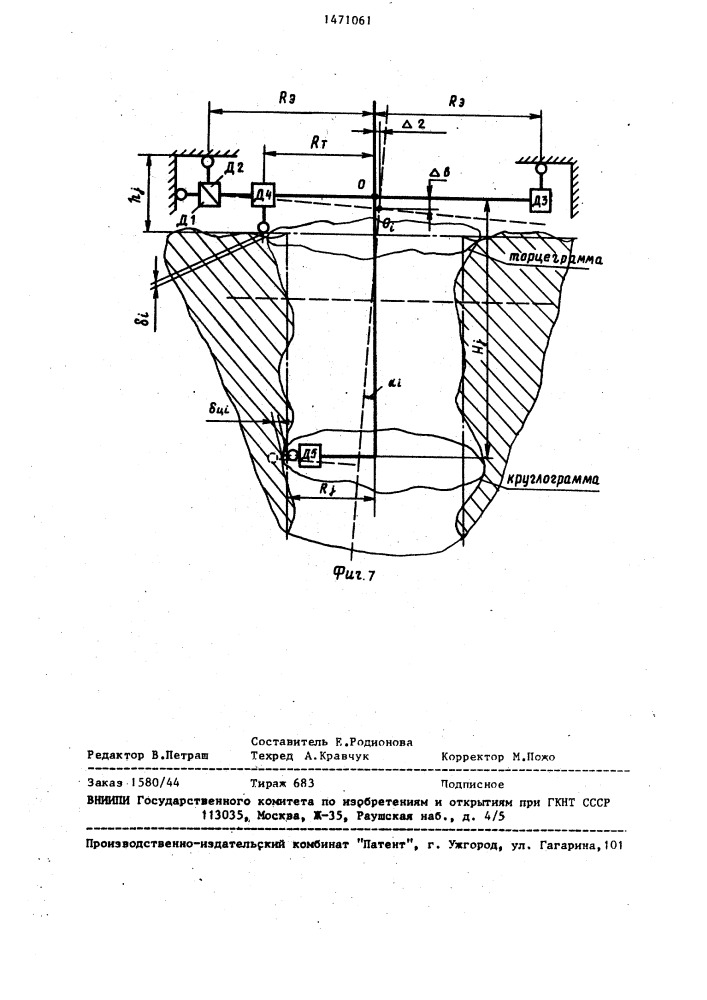 Накладной кругломер (патент 1471061)