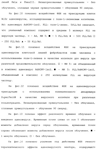 Фотохимическая интернализация для опосредованной вирусом доставки молекулы в цитозоль (патент 2317827)