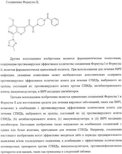 Композиция и производные замещенного азаиндолоксоацетапиперазина, обладающие противовирусной активностью (патент 2325389)