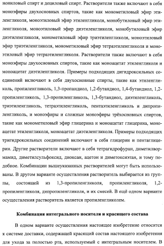 Красящий состав и способ обнаружения деминерализованных повреждений в зубах (патент 2314091)