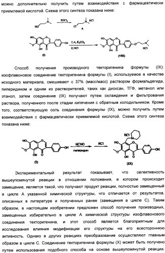 Изофлавоновые производные текторигенина, их получение и антивирусное средство, содержащее эти производные в качестве активного ингредиента (патент 2332410)