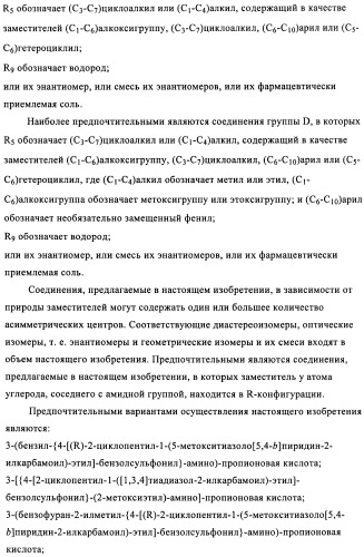 Сульфонамидные производные как активаторы гликокиназы, применимые для лечения диабета типа 2 (патент 2419624)