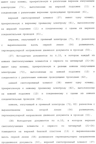 Фотодатчик документов из установленных на поверхности элементов (патент 2488169)