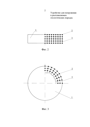 Устройство для погружения в расплавляемых геологических породах (патент 2577517)