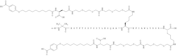 Дважды ацилированные производные glp-1 (патент 2559540)