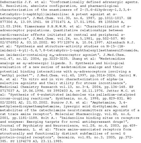 Применение 2-имидазолов для лечения расстройств цнс (патент 2440344)