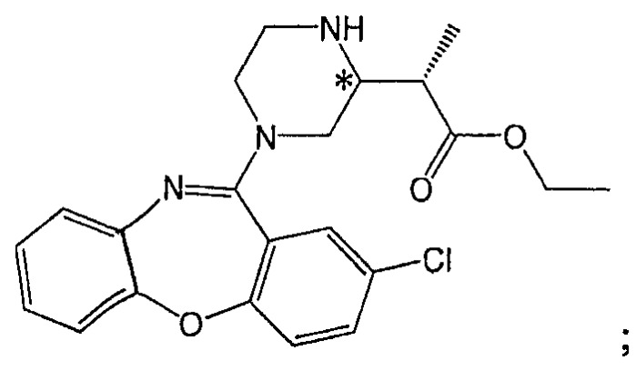 Соединения дибензо[b,f][1,4]оксазапина (патент 2469033)