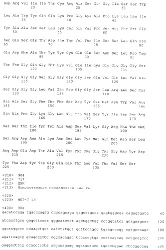 Pscaxcd3, cd19xcd3, c-metxcd3, эндосиалинxcd3, epcamxcd3, igf-1rxcd3 или fap-альфаxcd3 биспецифическое одноцепочечное антитело с межвидовой специфичностью (патент 2547600)