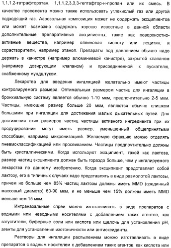 Производные фенэтаноламина для лечения респираторных заболеваний (патент 2332400)