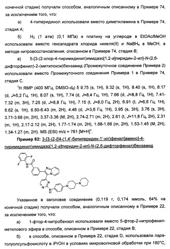 Имидазопиридиновые ингибиторы киназ (патент 2469036)