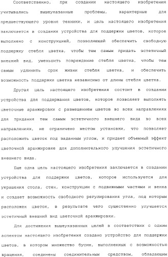 Устройство для поддержки цветов (патент 2324414)