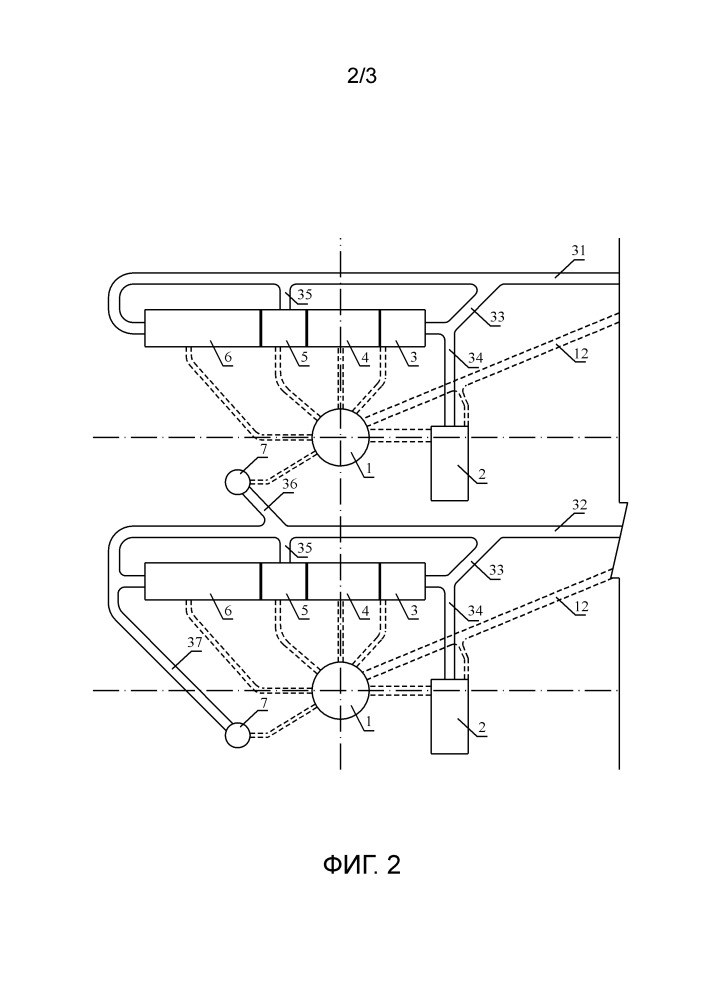 Схема строительства объединенной группы выработок подземных атомных электростанций в направлении вглубь горы (патент 2649193)