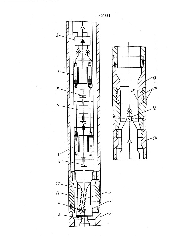 Электрический турботахометр (патент 450881)