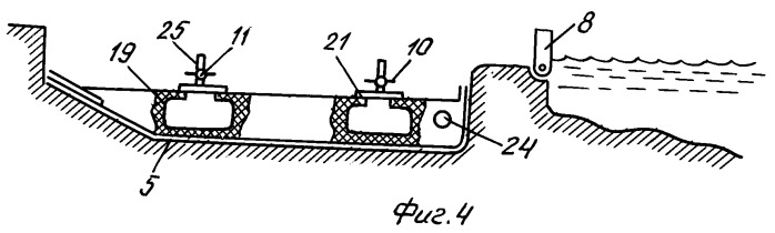 Способ изготовления и монтажа блок-затвора для дамбы (патент 2431013)