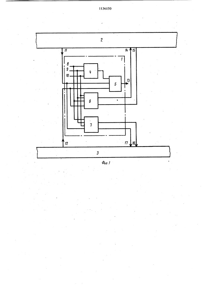 Трехвходовой параллельный сумматор (патент 1136150)