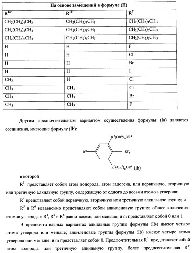 Замещенный фенилтиотрифторид и другие подобные фторирующие агенты (патент 2451011)