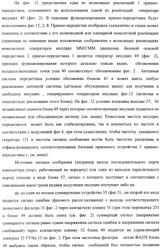 Система связи миллиметрового и субмиллиметрового диапазона волн (варианты) и приемо-передатчик для системы связи миллиметрового и субмиллиметрового диапазона волн и способ связи в субмиллиметровом диапазоне волн (патент 2320091)