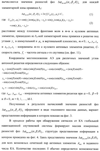 Способ и устройство определения угловой ориентации летательных аппаратов (патент 2374659)