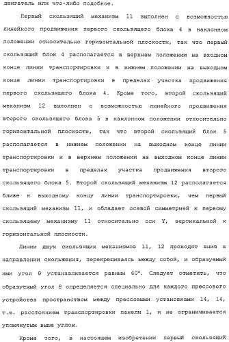 Устройство для транспортировки панели (патент 2336967)