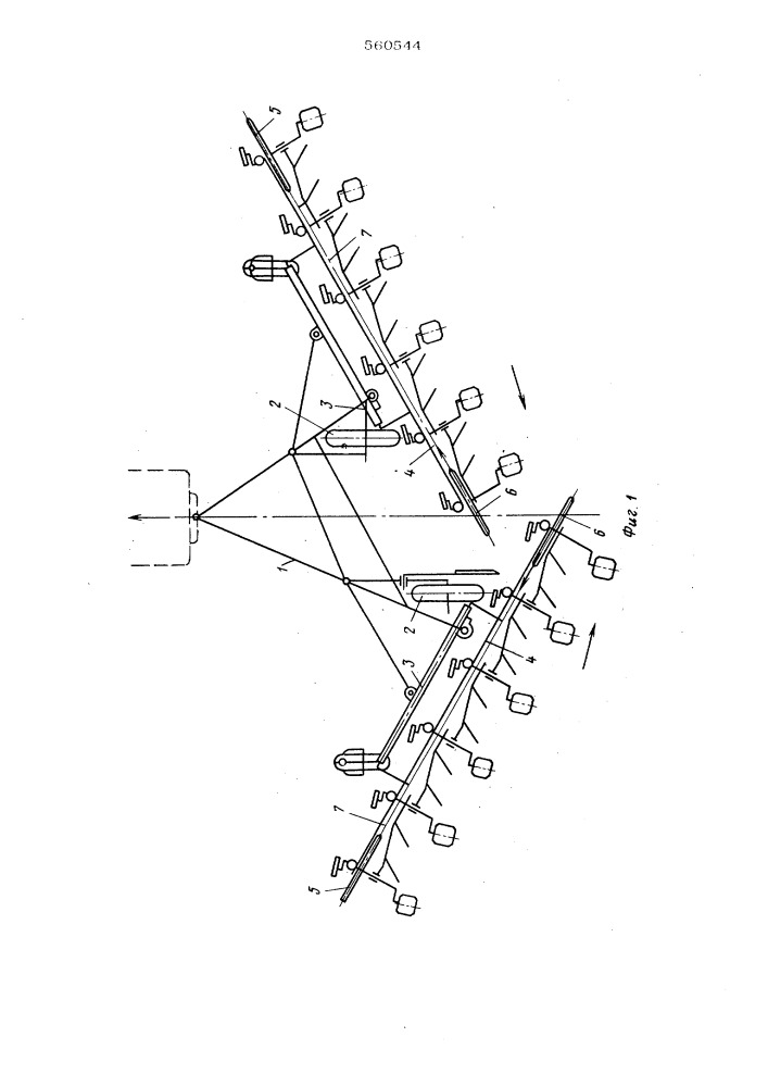 Почвообрабатывающий агрегат (патент 560544)