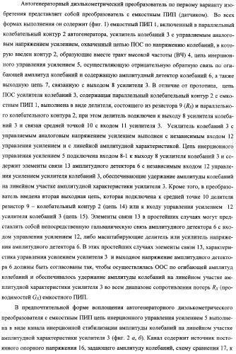 Автогенераторный диэлькометрический преобразователь и способ определения диэлектрических характеристик материалов с его использованием (варианты) (патент 2361226)