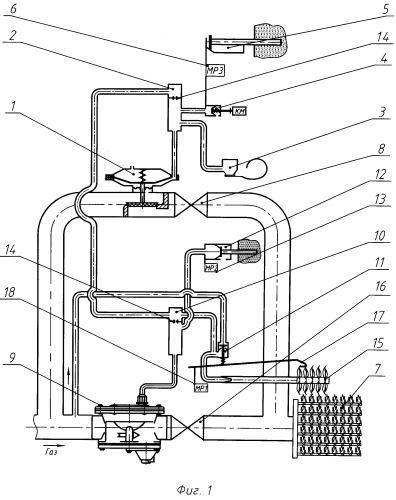 Двухступенчатая газовая горелка (патент 2550291)
