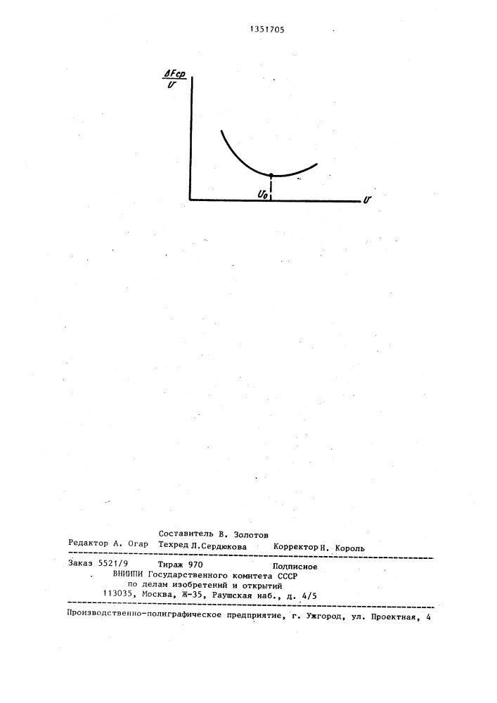 Способ определения оптимальной скорости резания при токарной обработке (патент 1351705)