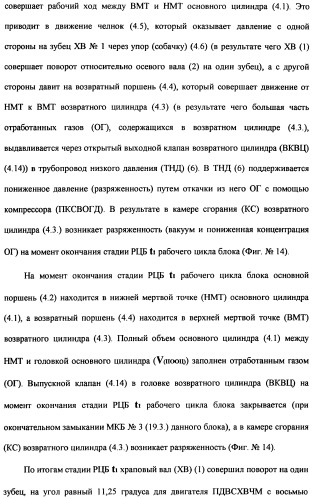 Поршневой двигатель внутреннего сгорания с храповым валом и челночным механизмом возврата основных поршней в исходное положение (пдвсхвчм) (патент 2369758)