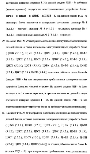 Поршневой двигатель внутреннего сгорания с двойным храповым валом и челночно-рычажным механизмом возврата поршней в исходное положение (пдвсдхвчрм) (патент 2372502)