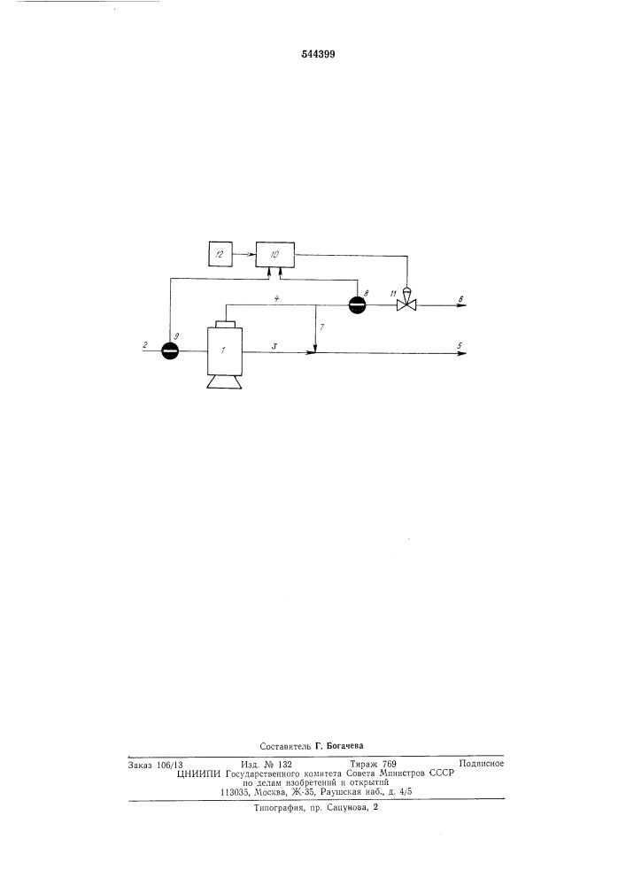 Способ управления процессом нормализации молока в потоке (патент 544399)