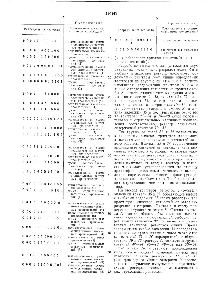 Патент ссср  250543 (патент 250543)