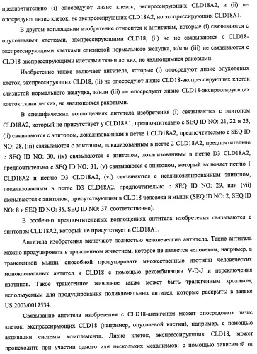 Моноклональные антитела к клаудину-18 для лечения рака (патент 2445319)