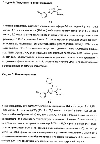 N-(1-(1-бензил-4-фенил-1н-имидазол-2-ил)-2,2-диметилпропил)бензамидные производные и родственные соединения в качестве ингибиторов кинезинового белка веретена (ksp) для лечения рака (патент 2427572)