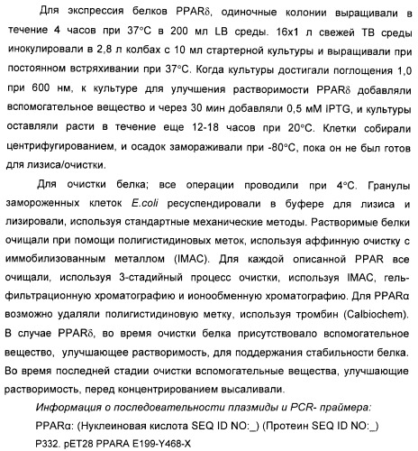 Соединения, активные в отношении ppar (рецепторов активаторов пролиферации пероксисом) (патент 2419618)