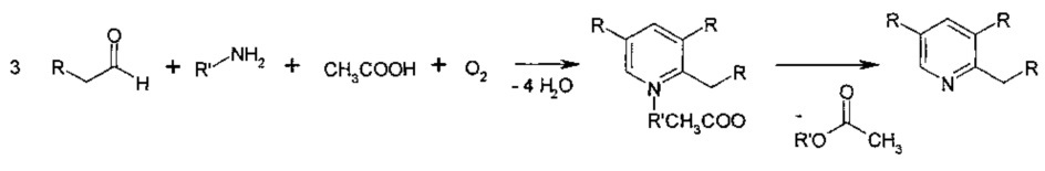 Способ получения 2-этил-3,5-диметилпиридина (патент 2644166)
